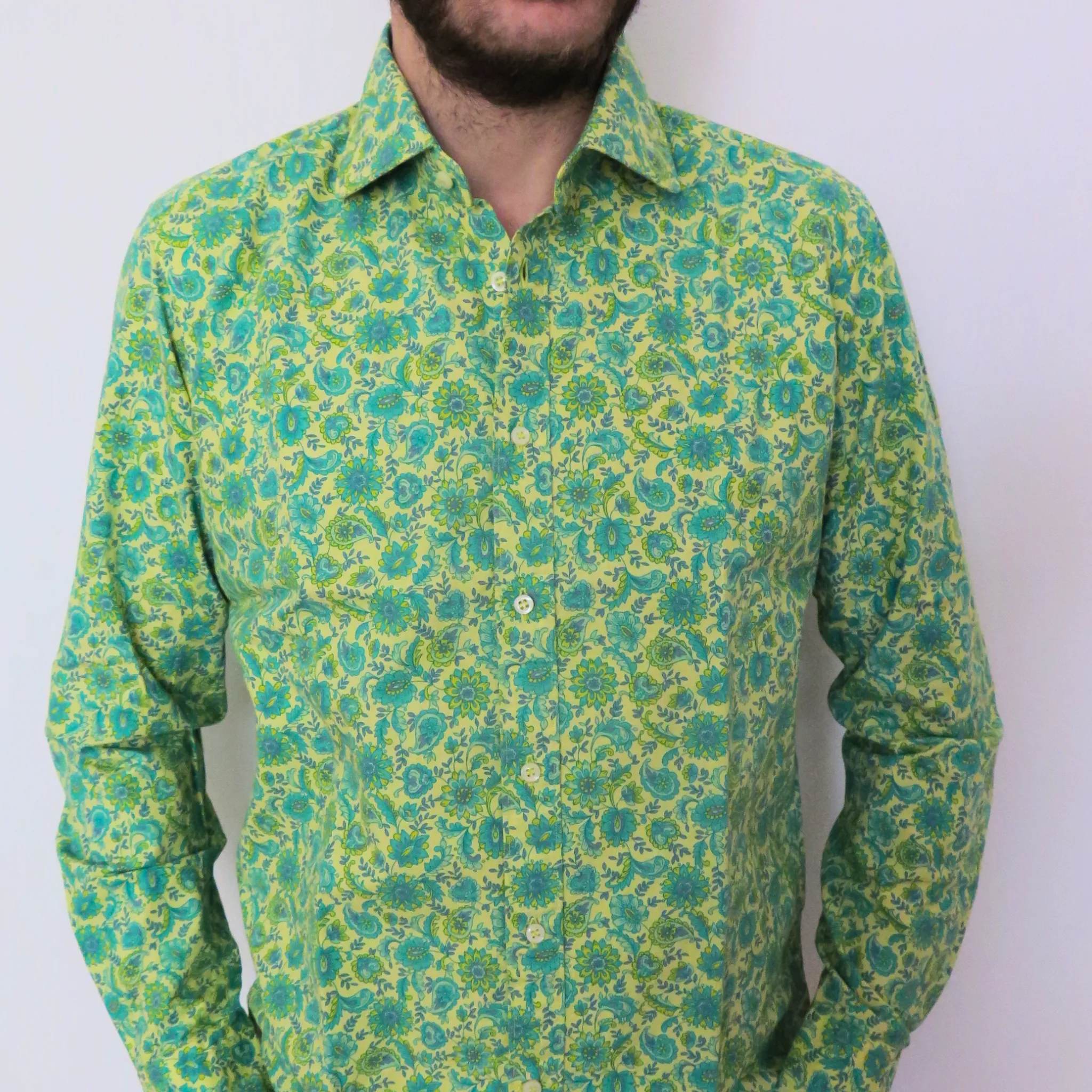 Alix 2 - shirt in cotton, french collar, relaxed fit
