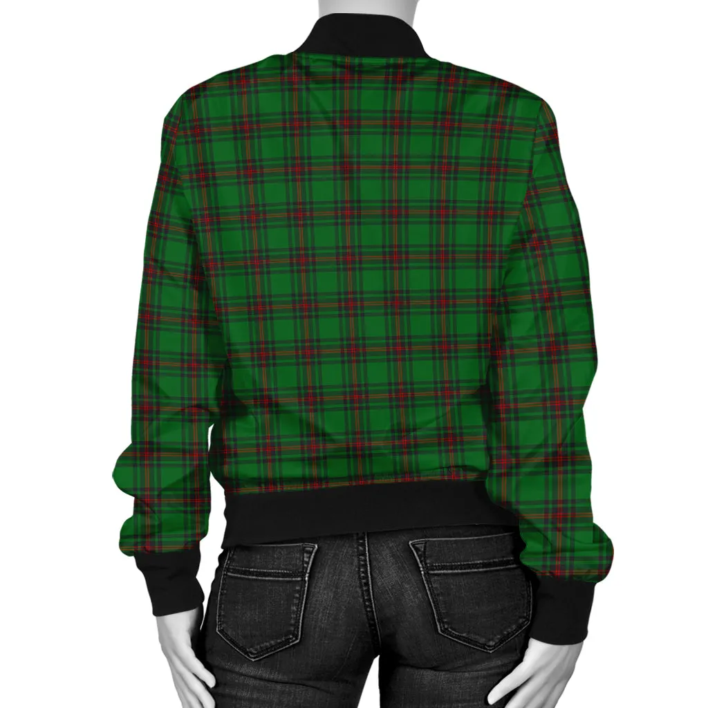 Anstruther Tartan Bomber Jacket with Family Crest