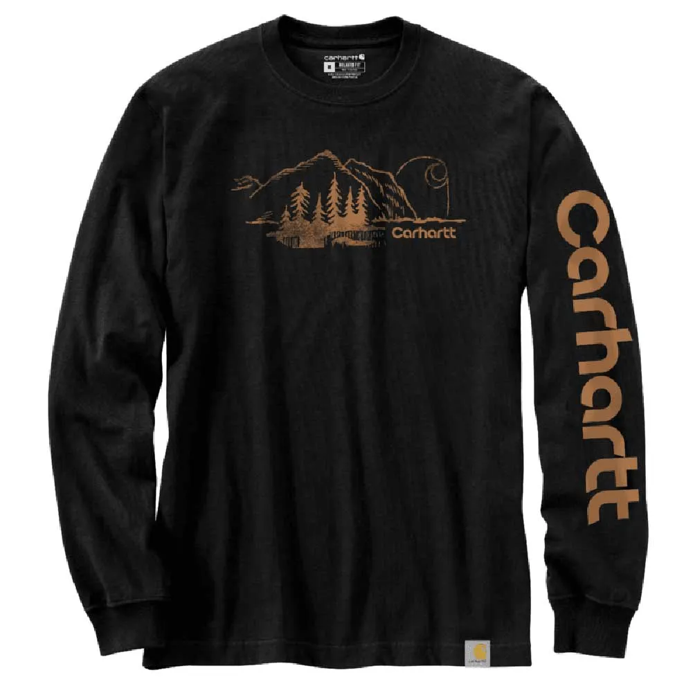 Carhartt Relaxed Fit Heavy Weight Graphic T-Shirt Black