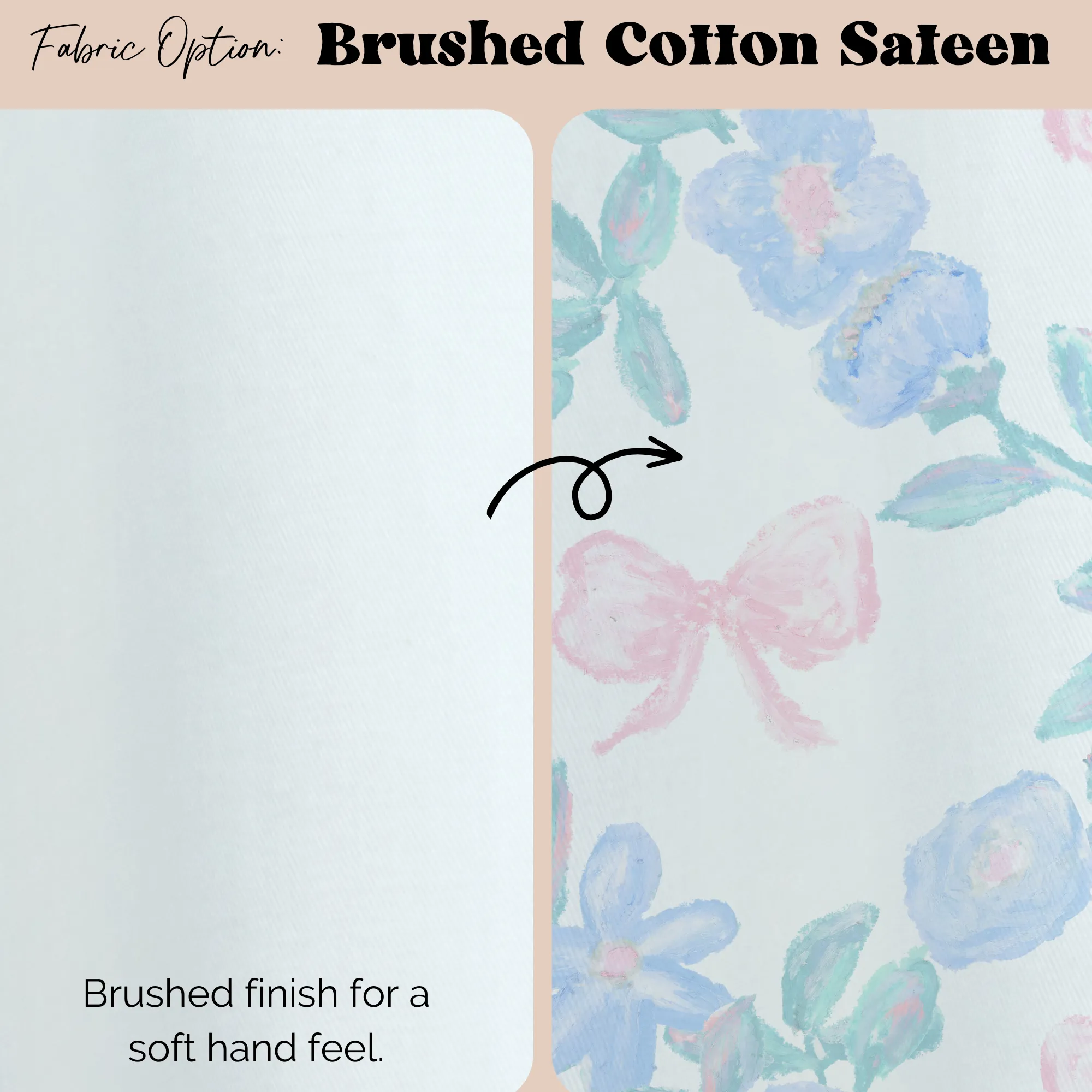 Curtain Panel | Floral Bows