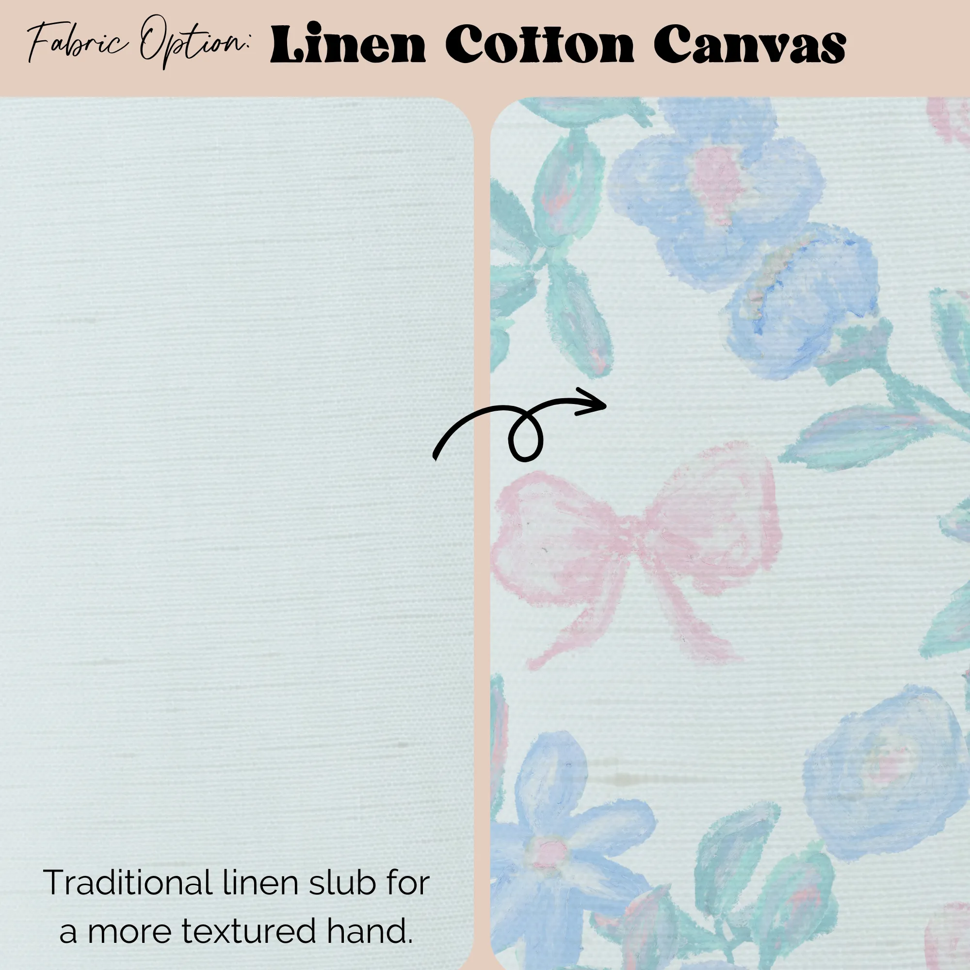Curtain Panel | Floral Bows