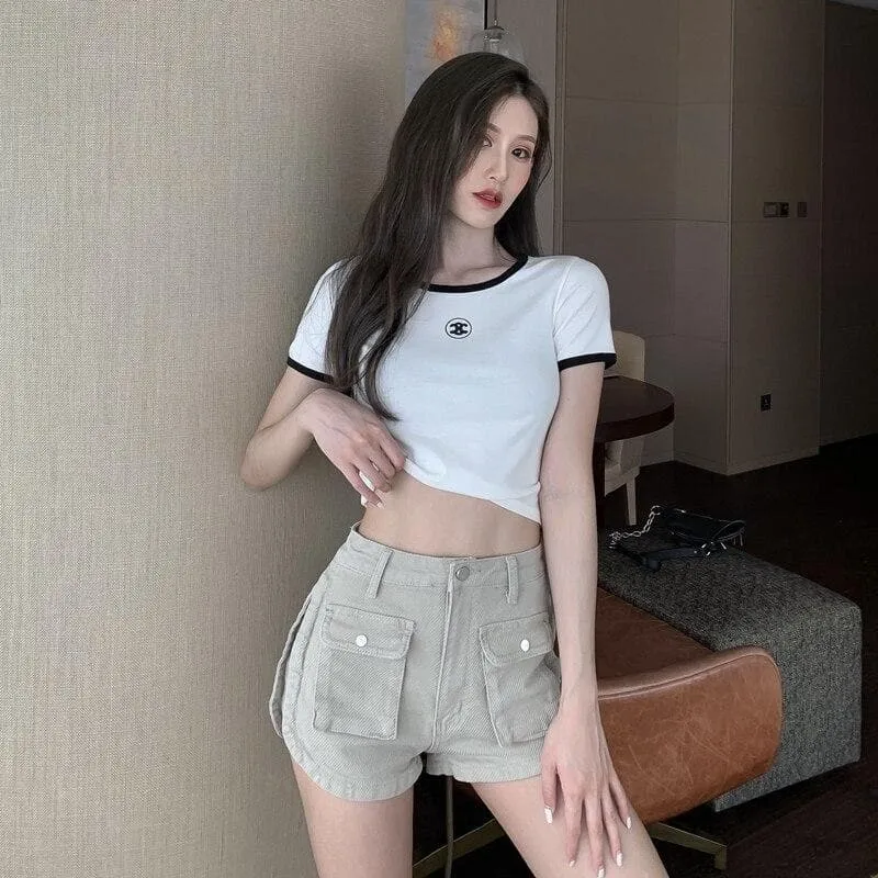 Hot Pants-Shorts With Pockets