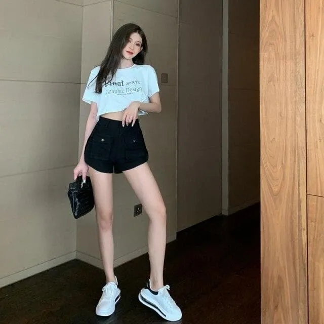 Hot Pants-Shorts With Pockets