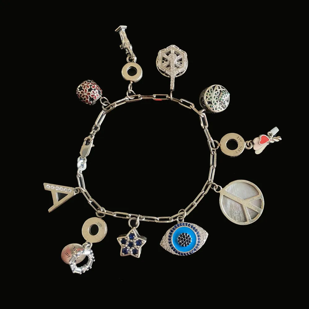 Silver Charm Bracelet