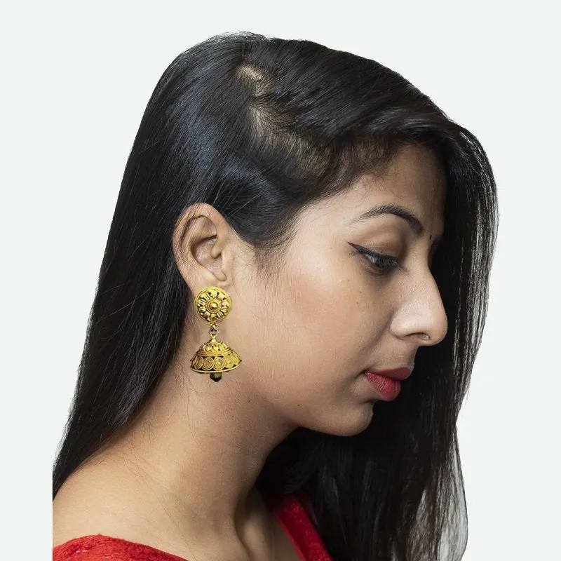 Traditional Gold Look Jhumki