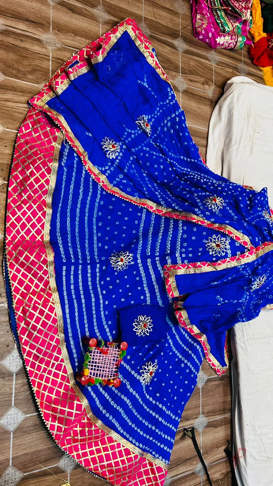 Traditional Jaipuri Silk Lehanga