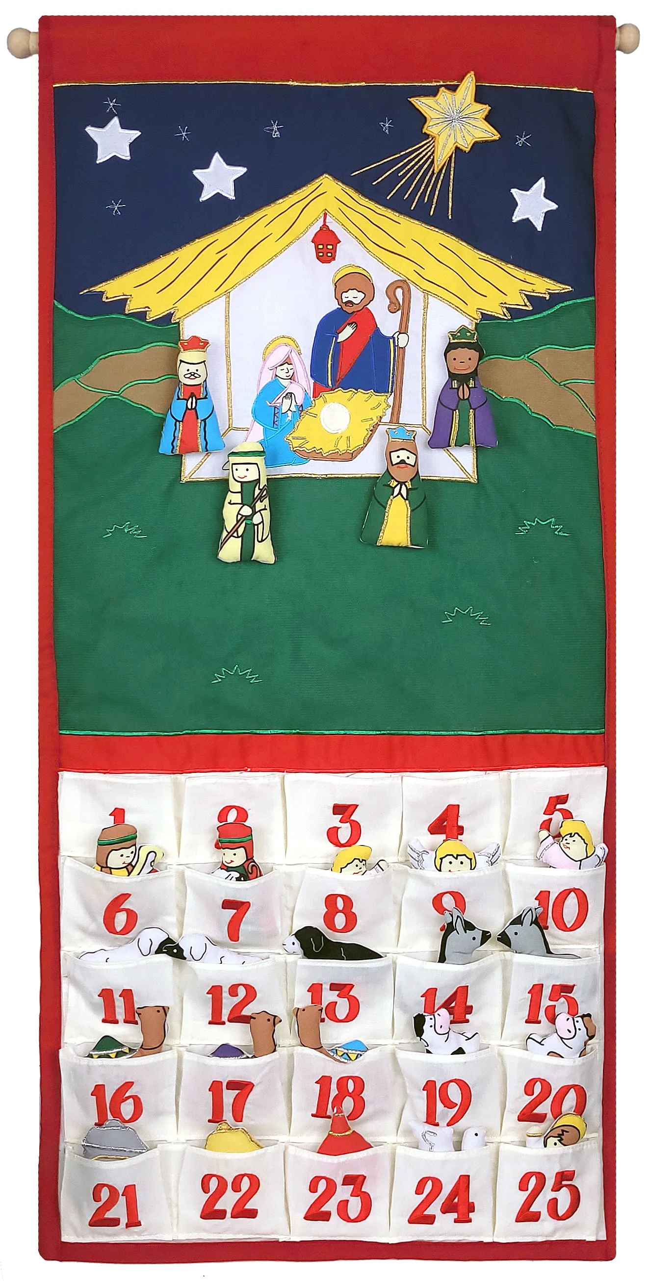 Traditional Nativity Advent Calendar