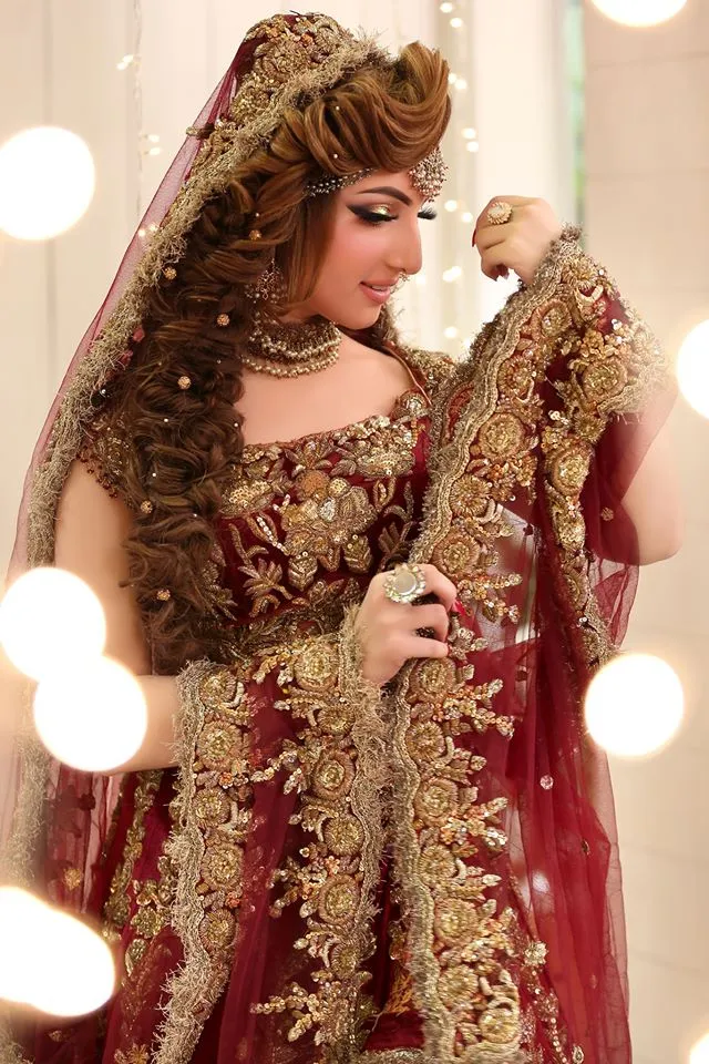 Traditional Red Bridal Dress