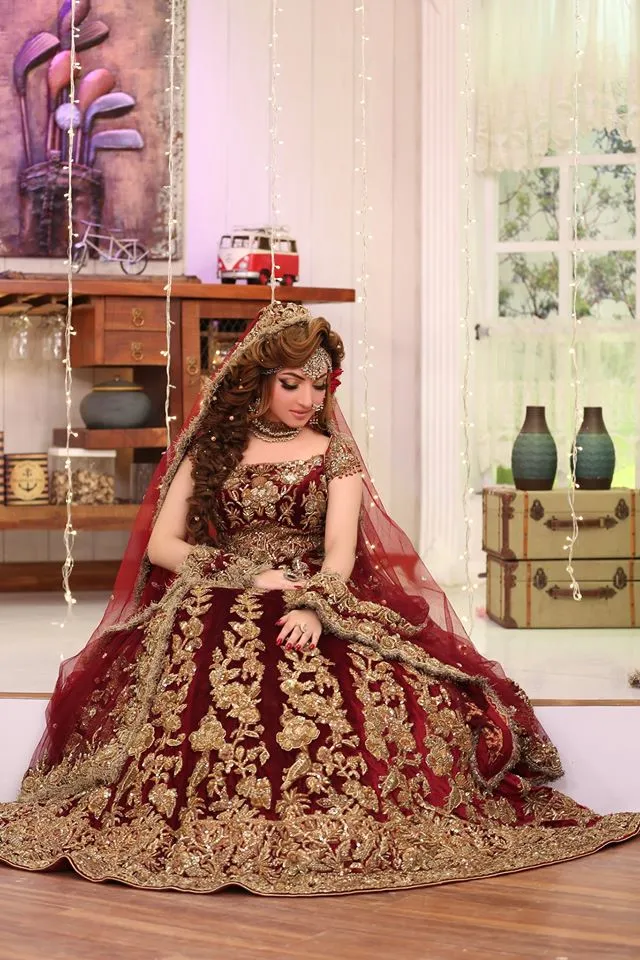 Traditional Red Bridal Dress