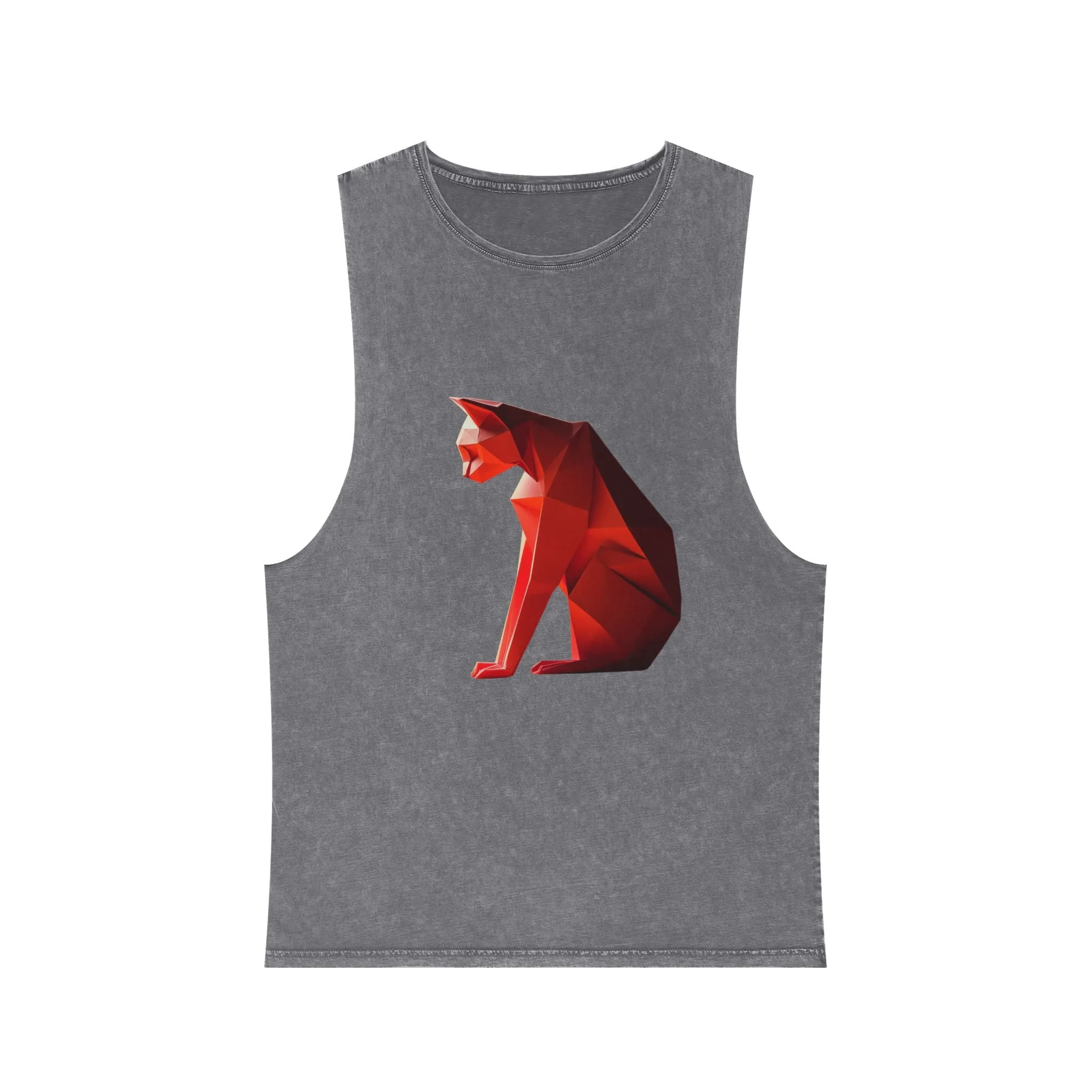 Unisex Stonewash Tank Top