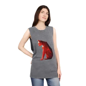 Unisex Stonewash Tank Top