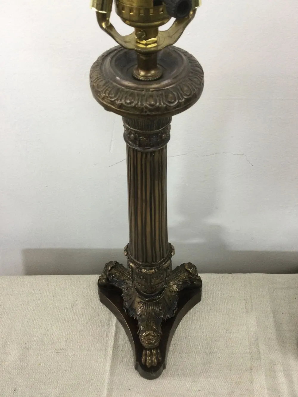 Vintage Bronze Table Lamps, Classic Line