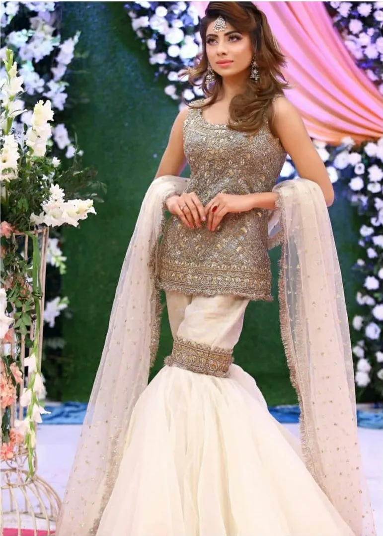 White Traditional Party Wear